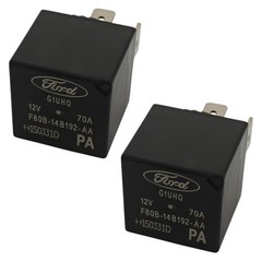 (Pack of 2) F80B-14B192-AA 12VDC 70A 4Pins High Power Mini ISO Automotive Rel…