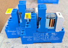 (2-PACK) Finder 40.52 250VAC Power Relay, 95.05 Socket, 99.02.9.024.99 [Z4B6]#3