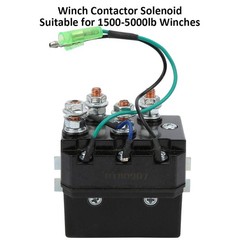 12V Winch Control Switch & Solenoid Relay Contactor – Winch Relay Switch