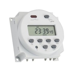 DC 12V Digital LCD Programmable Timer For Relay Switch 16A 1Min-168H Range