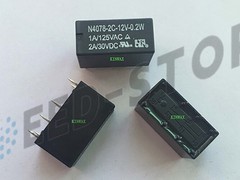N4078-2C-12V-0.2W DC12V 2A Signal Relay 8 Pins x 5PCS NEW