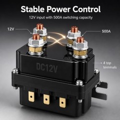 QWORK Solenoid Relay