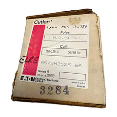 Cutler-Hammer 9575H2525-66 Relay Series A Type AA Coil 110/120V, 1 N.O. – 1 N.C.
