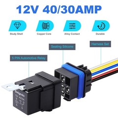 40/30 Amp Relay 12V Waterproof Automobile Relay 3pack 30/40A Waterproof Relay