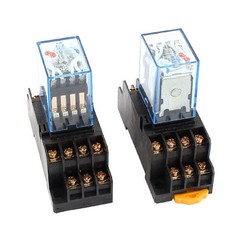 2 Pcs 4PDT 110/120V 5A Power Relay GENERAL PURPOSE 14Pins