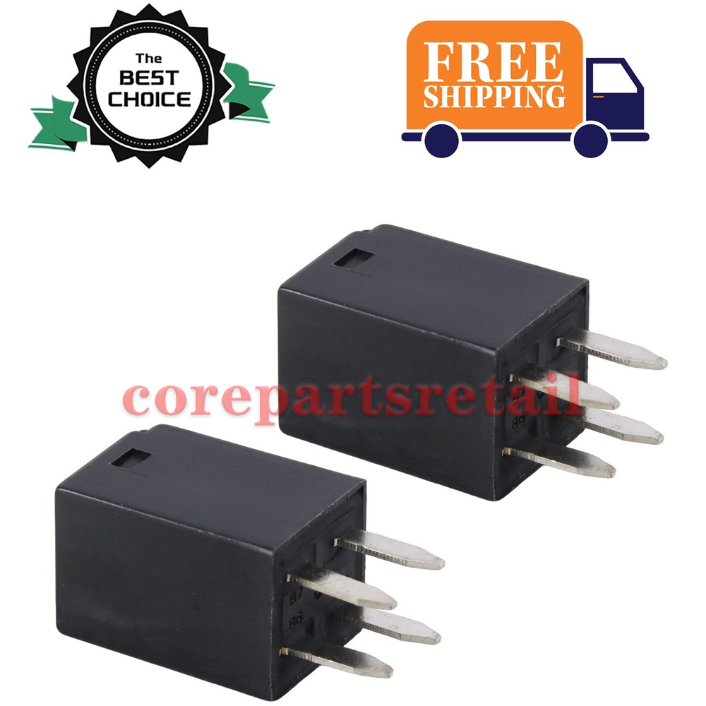 2x Electric Relay SPNO 20A 12VDC Fits Outlander 450 500 650 800 303-1AH-C-R1-U01