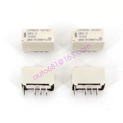 10Pcs OMRON G6S-2 DC12V 8-Pin DPDT PCB Mount Mini Signal Relay #DT