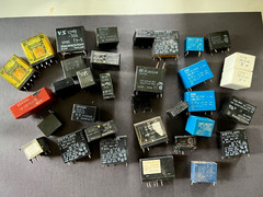 Group of 33 used electronic relays – appliances