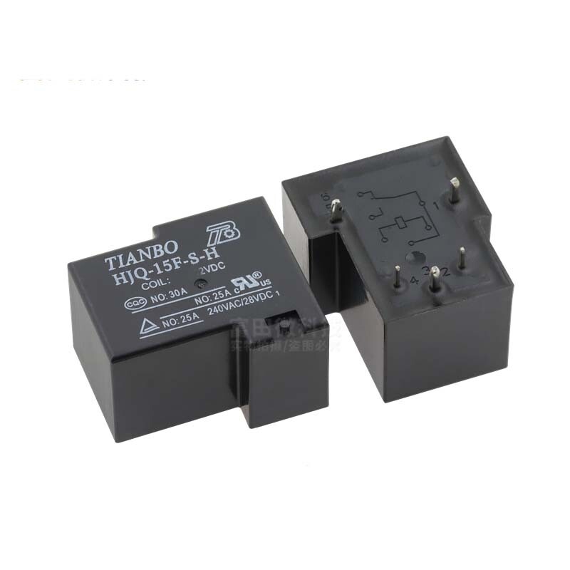 2pcs NEW HJQ-15F-S-H 24VDC TIANBO Relay 5Pins