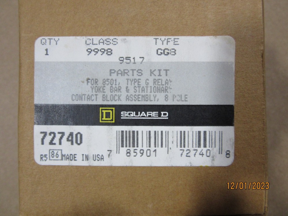 Square D 9998GG-8 Contact Block Assembly 8 Pole NEW!!! in Box Free Shipping