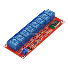 8 Channel Bluetooth Relay Module Bluetooth Mobile Phone Remote Control 5V /12V