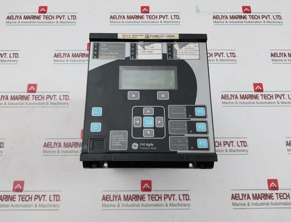 GENERAL ELECTRIC P14DB16A7C0620A Protection Relay (Display Not Working)