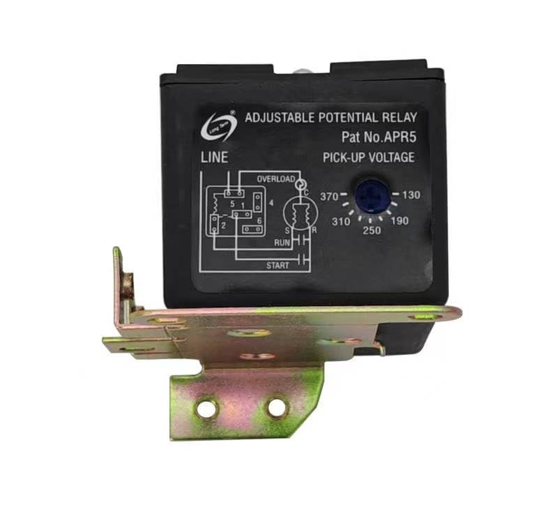 Adjustable Potential Relay 30A 110–270V AC for Motor Start HVAC Compressor