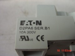 Lot of 5 Eaton D2PA6 Relay Socket