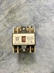 Square D 8501 series A type X relay working good
