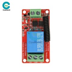 DC 5V 12V 24V Wireless Remote Control Receiver Switch Relay Module 1CH 433MHz