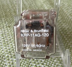 Potter & Brumfield KRP-11AG 120 VAC coil, with socket R-002