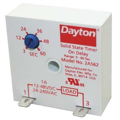 Single Function Encapsulated Timing Relay, Square, On Delay, 1 Functions 240V