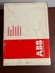 ABB BHD60C3P-1 Drive Contractor, 3 Pole, 60 Amp, 120 Volt Coil NEW