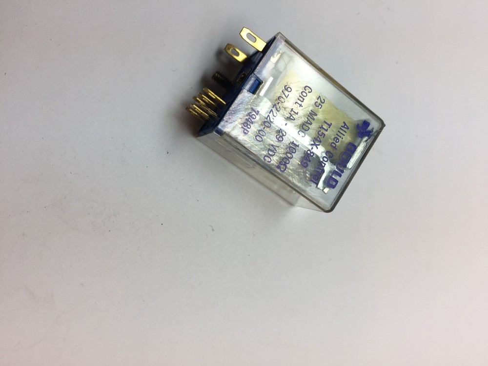 T154X-849 25MADC 1000 OHM ALLIED CONTROLS RELAY NOS