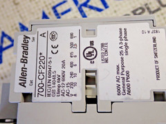Allen Bradley 700-CF220 Control Relay Ser A 110-/120V Coil W/100-FSV136