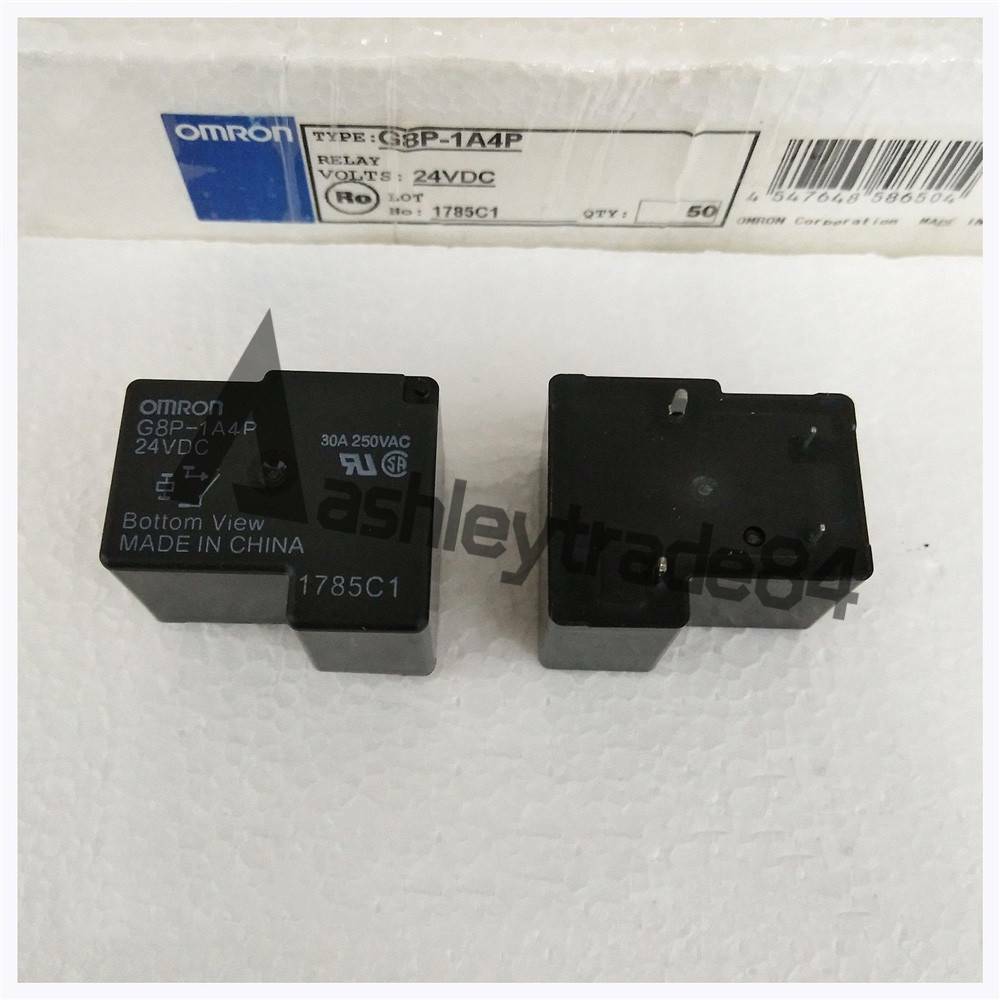 1PCS G8P-1A4P-24VDC 4pins 24V 30A OMRON Relay G8P-1A4P 24VDC