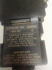 Allen Bradley 700-NT400A1 Series B Relay W/ 700NT Series C Timer