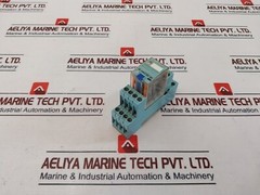 Releco Serie QR-C C9-A41 DX 2 Poll Control relay With Base E92191 6A 24Vdc