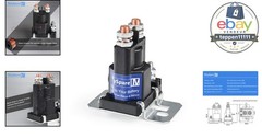 Amp 12V Solenoid Battery Isolator Starter Relay 4 Pin SPST