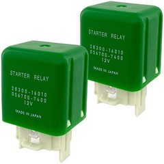 30A 12VDC Starter Relay 4-Pin SPST (2-Pack) Compatible with Toyota & Camry – P06