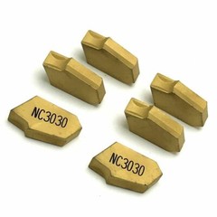 Slotted Carbide Inserts Parting Grooving SP200 SP300 SP400 PC9030 NC3020 NC3030