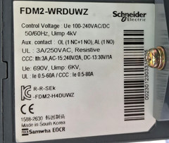 SCHNEIDER EOCR FDM2-WRDUWZ RELAY W/ 3CT-H2-200-Z CURRENT TRANSFORMER PDM