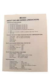 WATSCO COMPONENTS EAC-800 Linebacker Phase Protector NEW