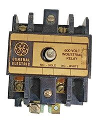 GE MAGNETIC CONTACTOR CR120B 020 NEMA A600 P300 55-201501P001 110/120V 50/60HZ