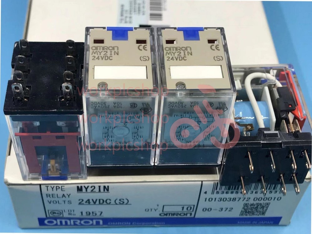 1Piece MY2IN 24VDC (S) 10A 250DVC General Purpose Relay 8Pins