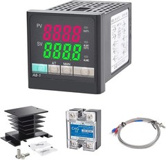 PID Temperature Controller Kit, CGELE Voltage AC 100~240V Comes with SSR 40DA So