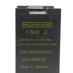 Kuhnke I1540.2 Current Monitoring Relay 0.1-1A Range, 6A 250V AC Contact, 2-C/O
