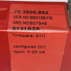 PR ELECTRONICS 5131 2-WIRE PROGRAMMABLE TRANSMITTER 4-20mA 5131A2A USED