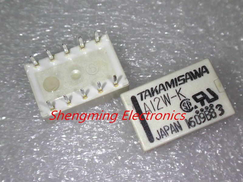 10PCS 10pins 12V A12W-K TAKAMISAWA/FUJITSU Relay