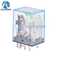 MY3NJ AC 220V / AC 110V / DC 24V 11 PIN Coil Power Relay Module Socket Base