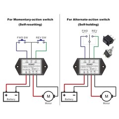 Self-Resetting Switch Support, DC 12V Relay