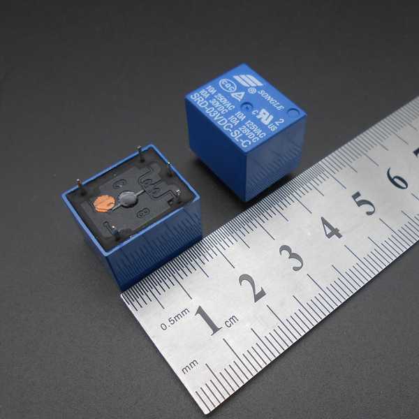 SONGLE Power Relay DC 3V 5V 6V 9V 12V 24V 48V SRD-3/5/6/9/12/24/48VDC-SL-C 5-Pin