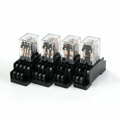 Electromagnetic Relay Set 12VDC 24VDC 36VAC 110VAC 220AC 24VAC Coil Power Relay