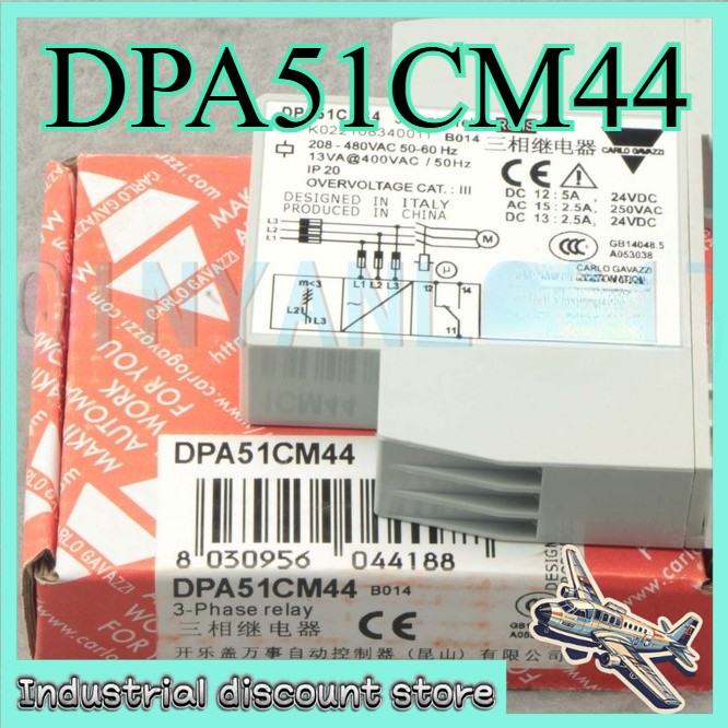 1X New In Box 3-Phase Monitoring Relay 208-480VAC DPA51CM44 Fast Shipping