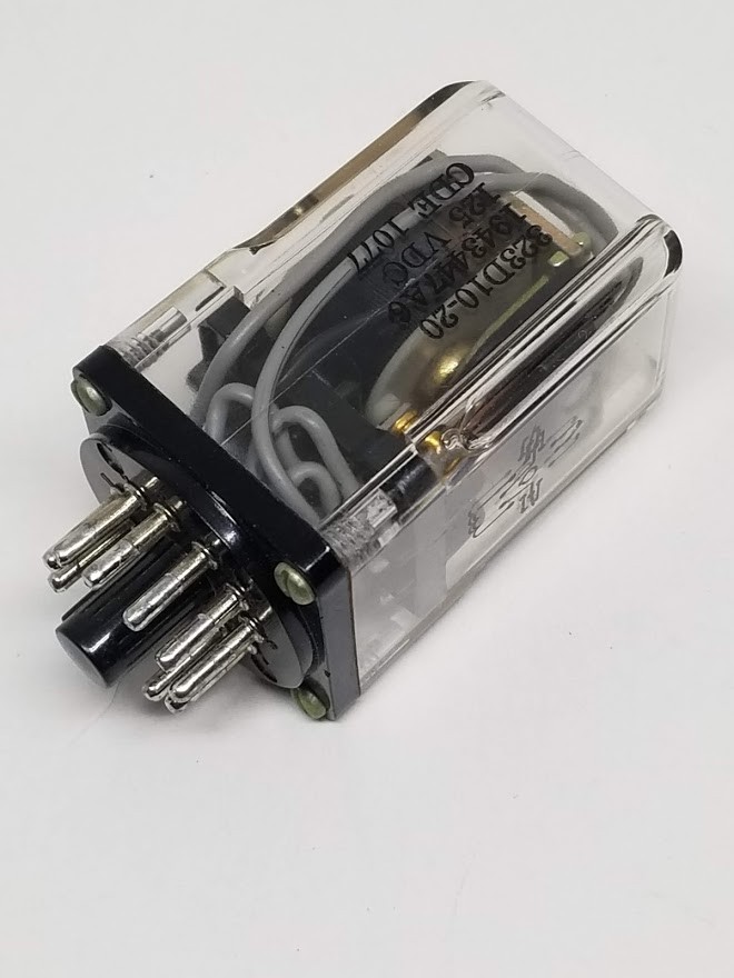 Cornell Dubilier CDE –  323D-10-20 – 120 VDC Coil Relay, 3PDT, 10 Amp Cornell