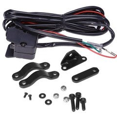 12V Winch Rocker Thumb Switch with Mounting Bracket Handle Bar Control Switch…