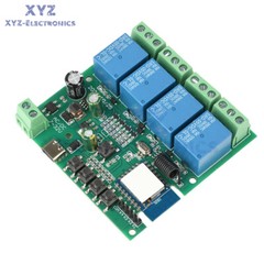 4 Channel Relay Switch Module Tuya Smart WIFI Remote Control Relay 2.4GHz 433MHz