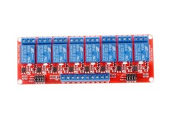 8-Channel Relay Module High Low Level Trigger OPTO-Isolat Style: 8-Channel 24V