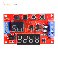 DC5V/12V/24V Time Delay Relay Module Timing Optocoupler Isolated Pulse Cycle US