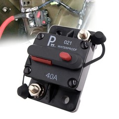 / 12V- 48VDC,Surface-Mount & Waterproof Circuit Breakers with Manual Reset fo…